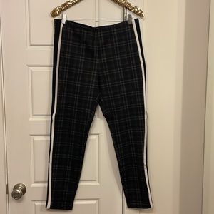 Zara plaid ponte pants xxl